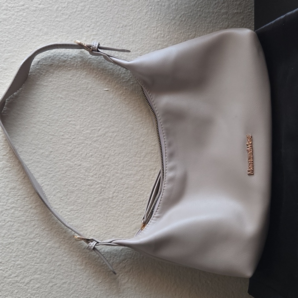 Montana West Beige Shoulder Y2K Womens Handbag